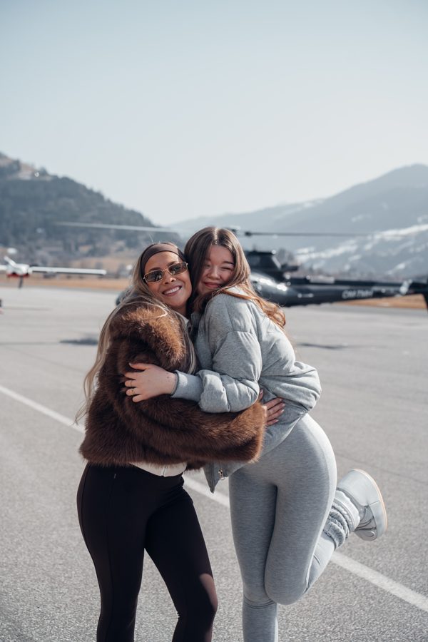 A hug by the helicopter, Austria 2026